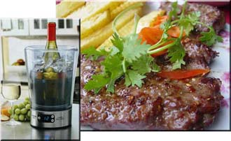 Wine, Steak & Chips